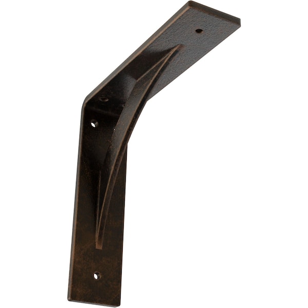 Ekena Millwork Legacy Steel Bracket, Antiqued Bronze 2"W x 8"D x 8"H BKTM02X08X08LEABZ - main